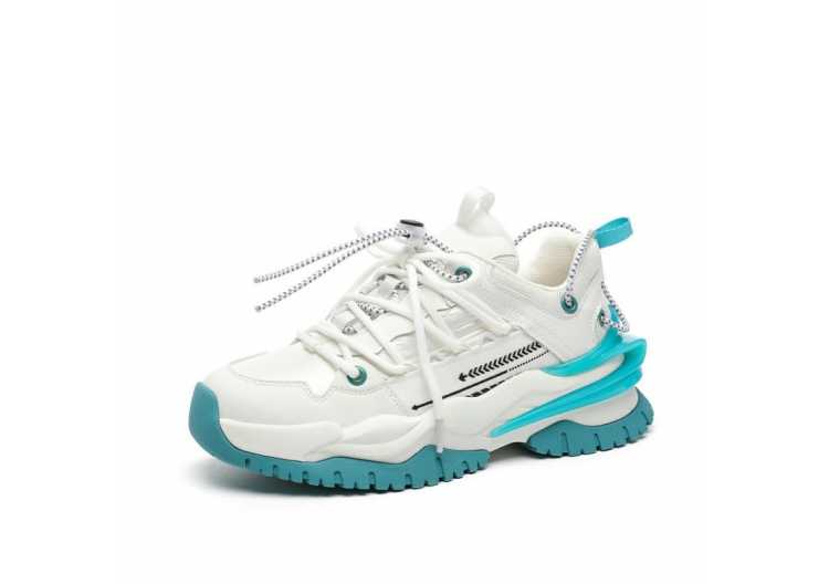 Chunky Sneakers Women's Spring Flat Platform Shoes Fashion Breathable Casual Comfortable Ladies Sneakers Student