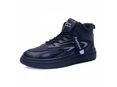 Men High top Sneakers Trendy Outdoor Casual Shoes Comfortable Soft soled Running Shoes