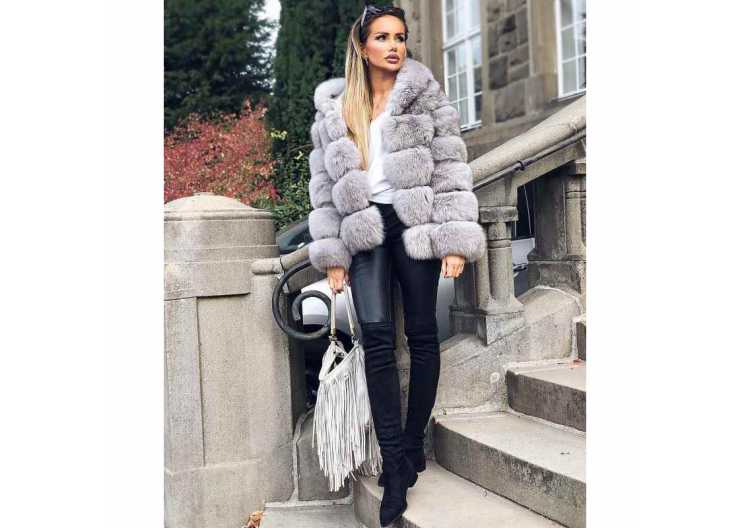 Female Jacket Fur Coat Rabbit Imitation Fur Winter Grass Mink Faux Fur Zipper Coat Ladies Artificial Fur Hooded Soft Plus Size
