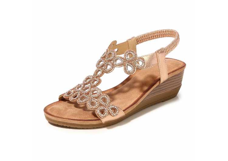 Sandalia Feminina Women Sandals Wedges Shoes For Women Casual Peep Toe Shoes Roman Gladiator Sandals Female Ladies Shoes