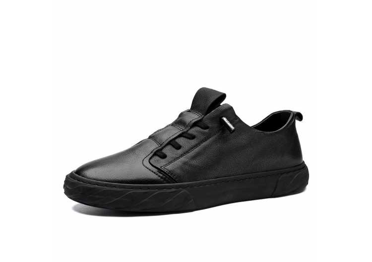 2021 New Men Shoes Leather Cowhide Leather Shoes Men Comfortable Low top British Casual Single Shoes Leather Shoes Formal Shoes