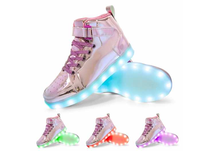 New One wheels USB Charging Fashion Girls Boys LED Light Roller Skate Shoes For Children Kids Sneakers With Wheels Child shoes