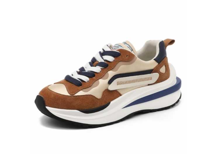 Women's Platform Sneakers Sports Shoes Woman Autumn Casual Sneakers Increase Female Luxury Fashion Comfortable Leather Running