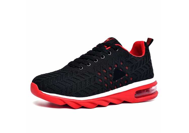 Men Mesh Shock Absorption Sneaker Comfortable Air Cushion Running Shoes Outdoor Breathable Leisure Shoes