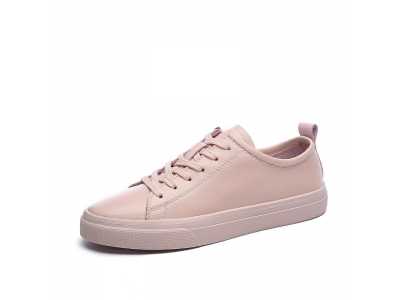 Women Sneakers Flat Platform shoes white Casual Genuine Leather Soft bottom shoes student
