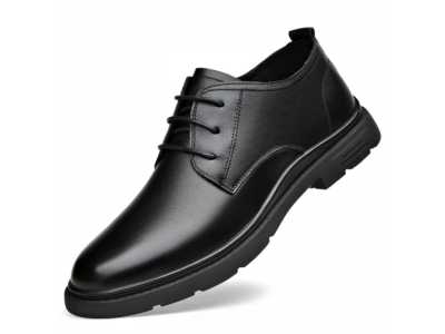2021 Men's Quality Cowhide Leather Shoes New Soft Business Casual Size 38 44 Black Man Dress Genuine Leather Shoes