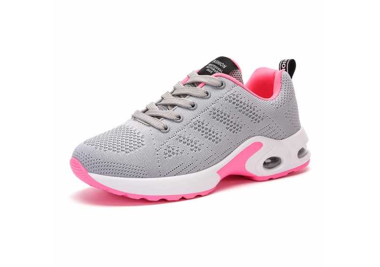 Women Trainers Sneakers Breathable Mesh Flat Shoes Black Soft Air Cushion Fashion Casual Basket Shoes Zapatos Casuales De Mujer